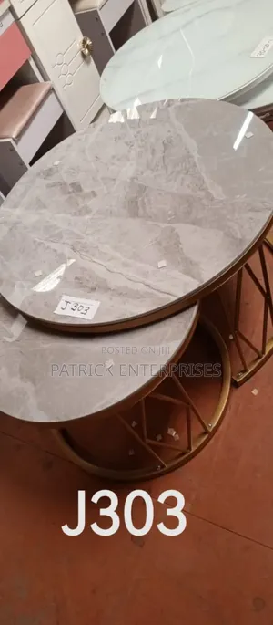 Imported Modern Marble Nesting Coffee Table