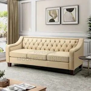 Thin Arms 3 Seater Chesterfield Sofa