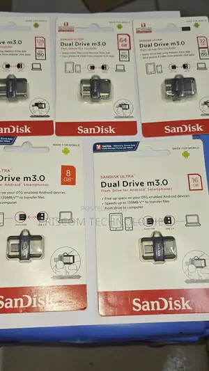 Sandisk Flash Disk Drive OTG 8GB,16gb, 32GB, 64GB, 128GB