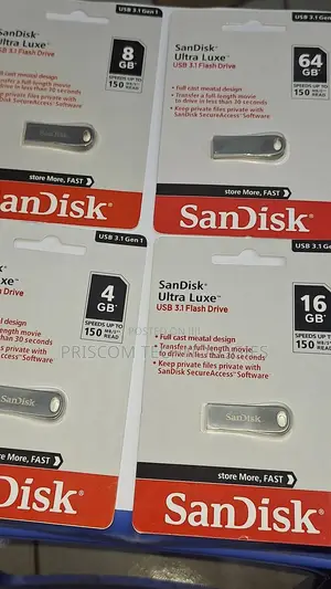 Sandisk Ultra Luxe Flash Disk 8GB,16gb, 32GB, 64GB, 128GB