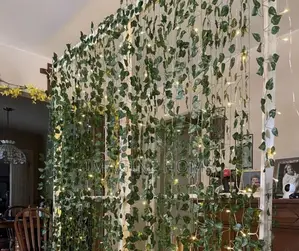 Artificial Hanging Leafs Wall Decor