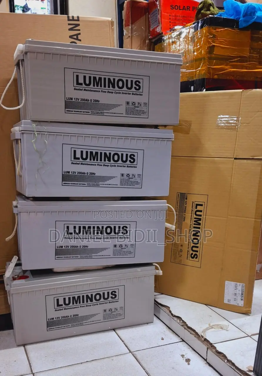 Original Luminous 200ah 12v Mf Deep Cycle Battery