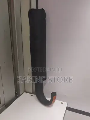 Black Rain Umbrella With Modernized Handle