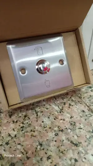 Metallic Exit Push Door Button
