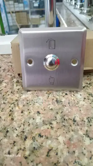Metallic Exit Push Door Button