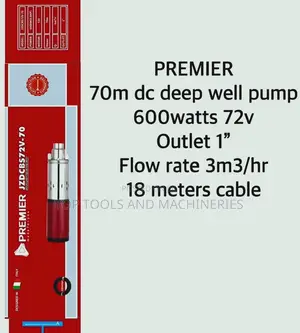 Premier 600W 70M DC Deep Well Submersible Pump