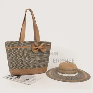 *Versatile Straw Woven Hat and Bag*