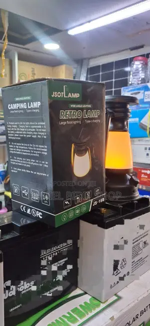 J Sort Camping Retro Lamp