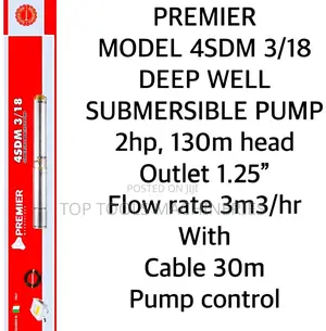 Premier 2hp 130m Head Submersible Pump With Control Box