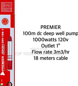 Premier 100m Head 1000watts Dc Deep Well Pump