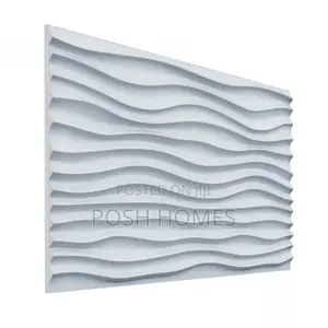 White Pattern 3D Wallpanels