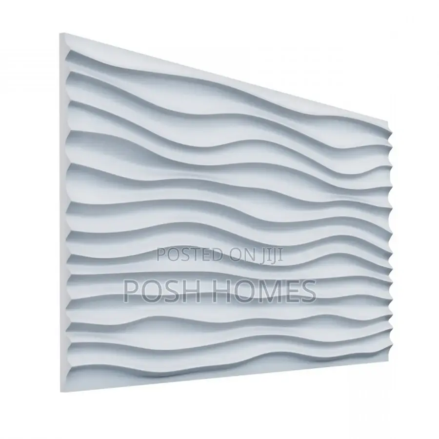 White Pattern 3D Wallpanels