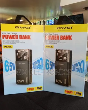 Awei P109k 3 in 1 Power Bank 30000mah With Type C [65w].