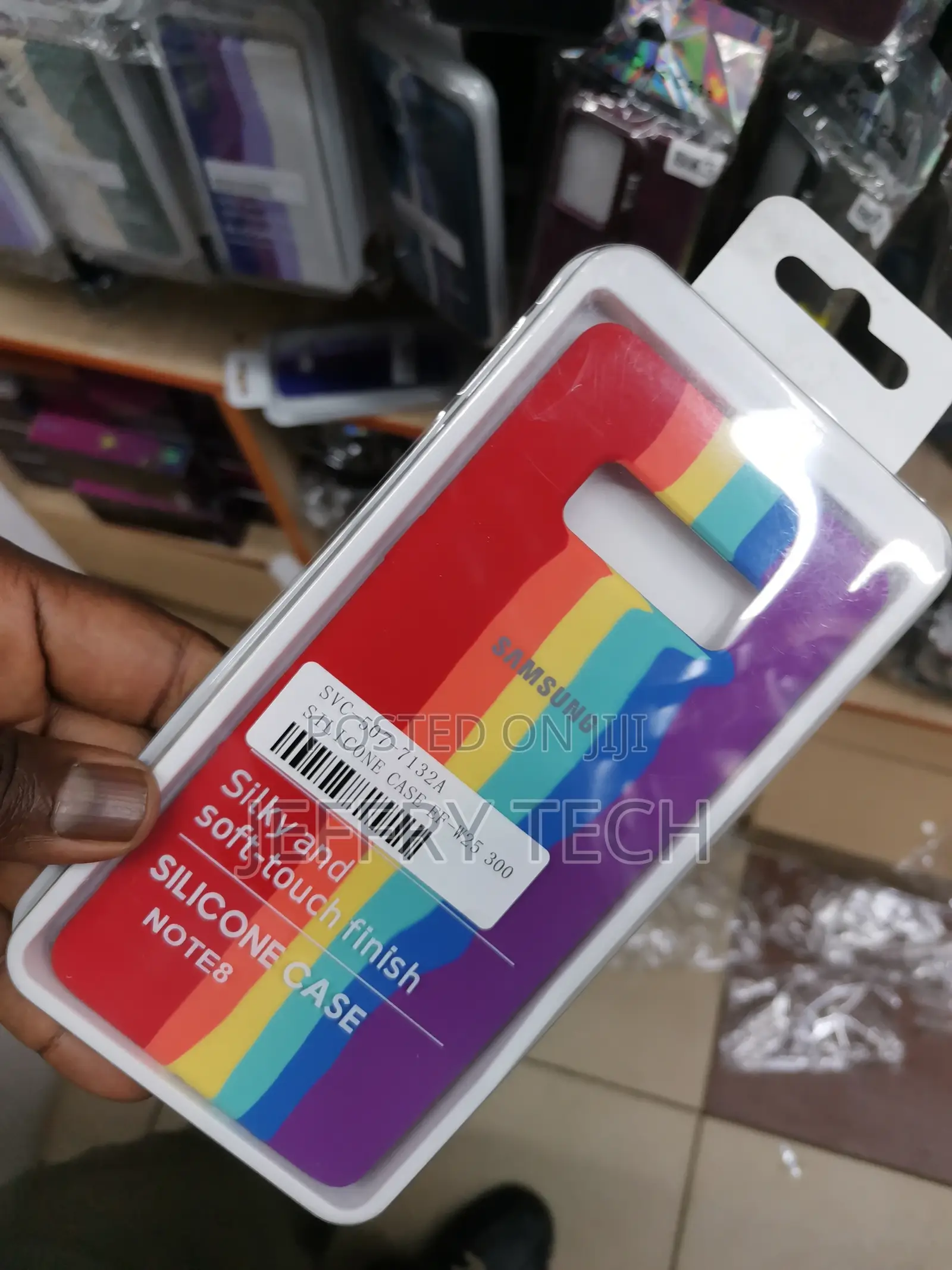 Samsung Galaxy Note 8 Case - Multicolour Rainbow Printed