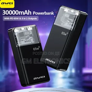 Awei 30000mah Super Fast Portable Powerbank.[P109k]