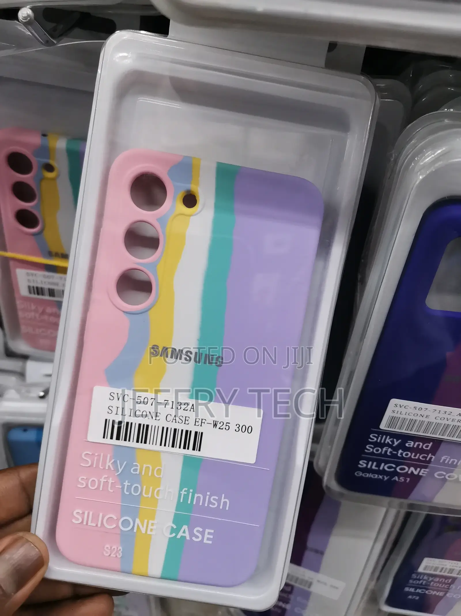 Rainbow Pattern Case for Samsung Galaxy S23 Silicon Case