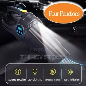 Portable Car Tyre Inflator and Vacuum Cleaner