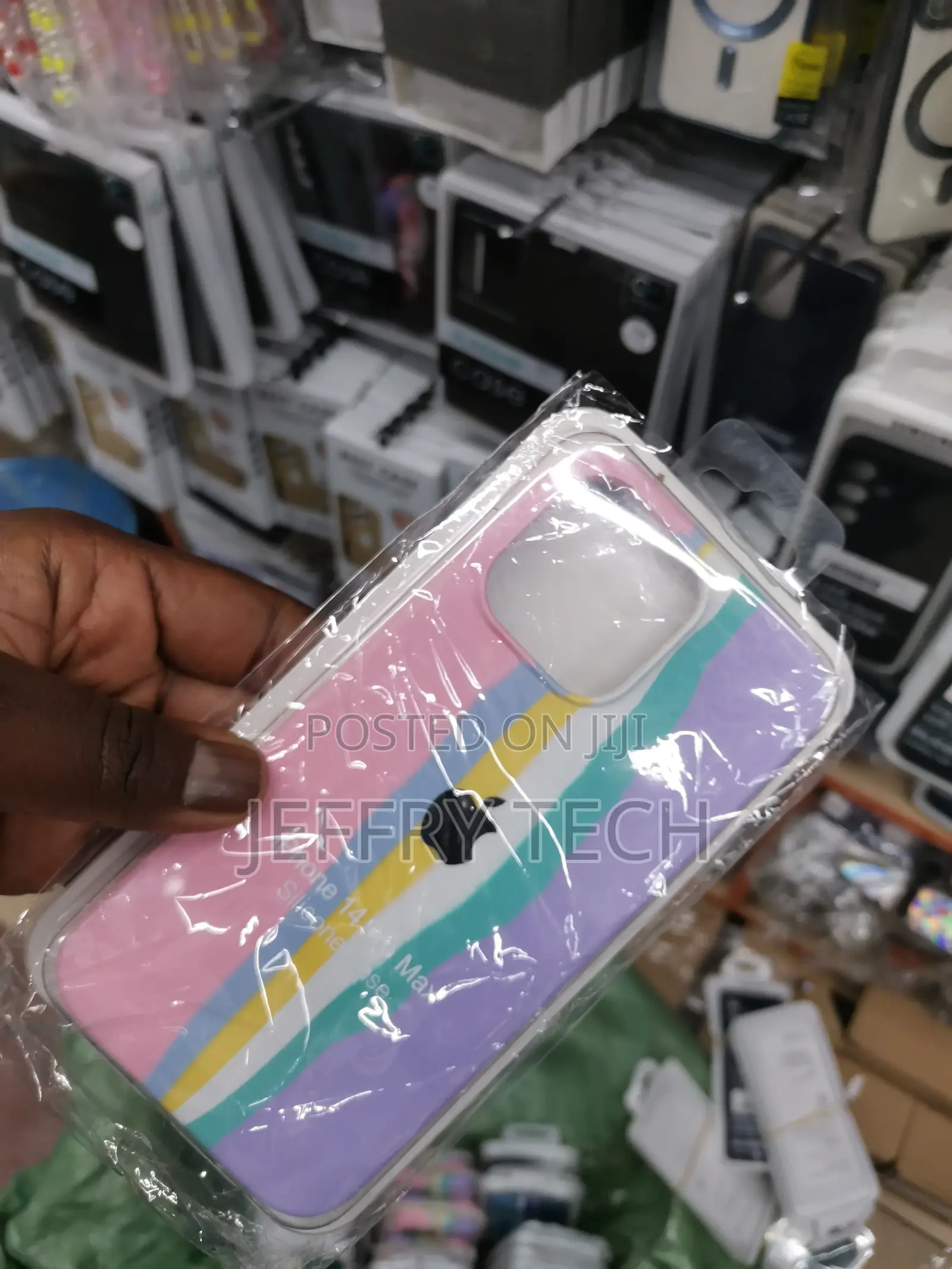 Creative Cute Rainbow Stripes for iPhone 14 Pro Max