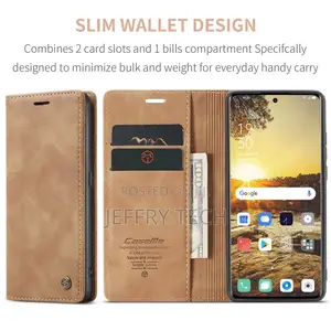 Caseme OPPO Reno 8T 5G Retro Flip Leather Wallet Case Brown