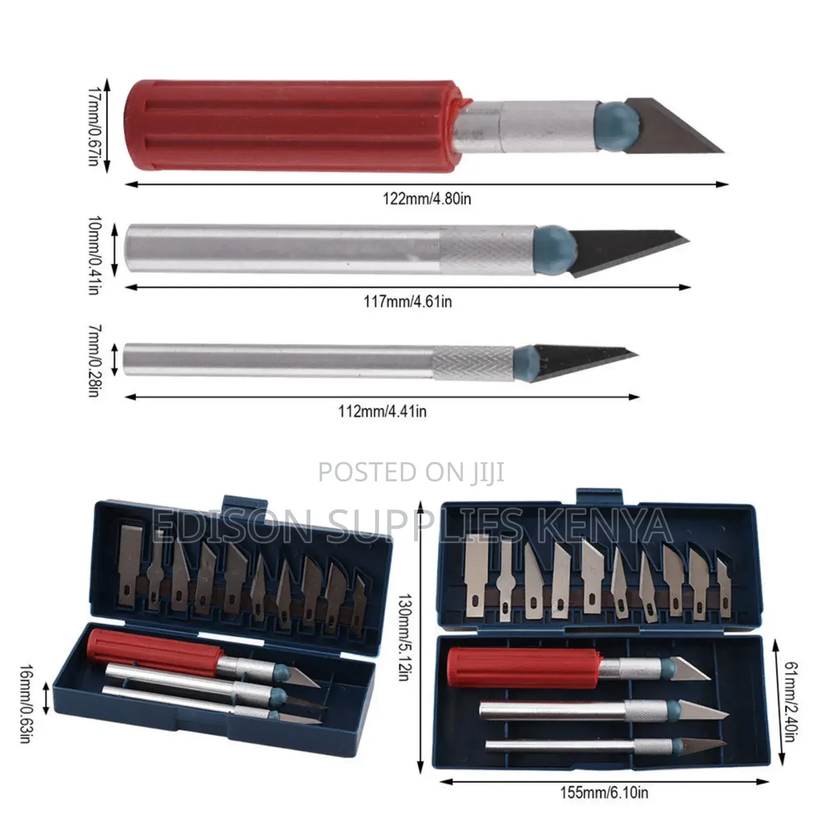 Precision Knife Set 13pcs Craft Knives Tools Set Scapel Blades