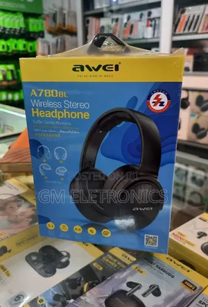Brand New Awei A780bl Stereo Wireless Headset- Black.