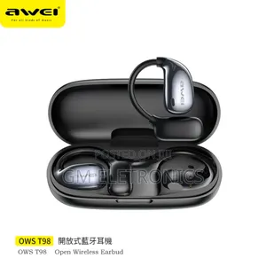 AWEI OWS T98 Liquid Silicone Ear-hook Bluetooth Earphone.