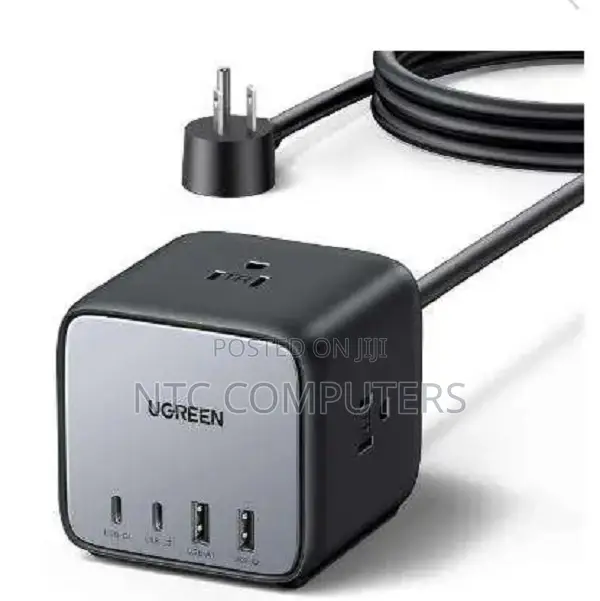 UGREEN Diginest Cube Power Strip (3 AC Outlets + 65W 2A2C)