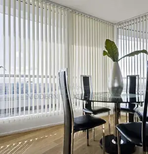 White Office Vertical Blinds