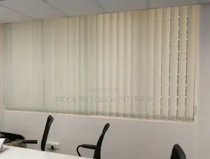 Cream Vertical Window Blinds