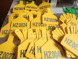 Laser Custom Printed Customized Ear Tags for Cattle Cows