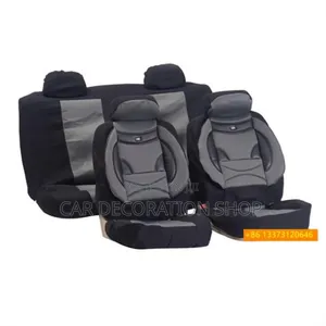 Heavy Duty Fabric With Some Leather Seat Covers 5 Seater