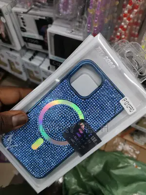 Glitter iPhone 12/12 Pro Case Compatible With Magsafe -Blue