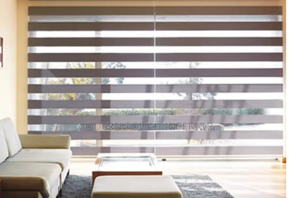 Functional Grey Sheer Roller Blinds