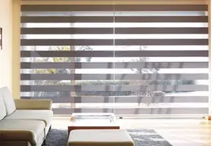 Functional Grey Sheer Roller Blinds