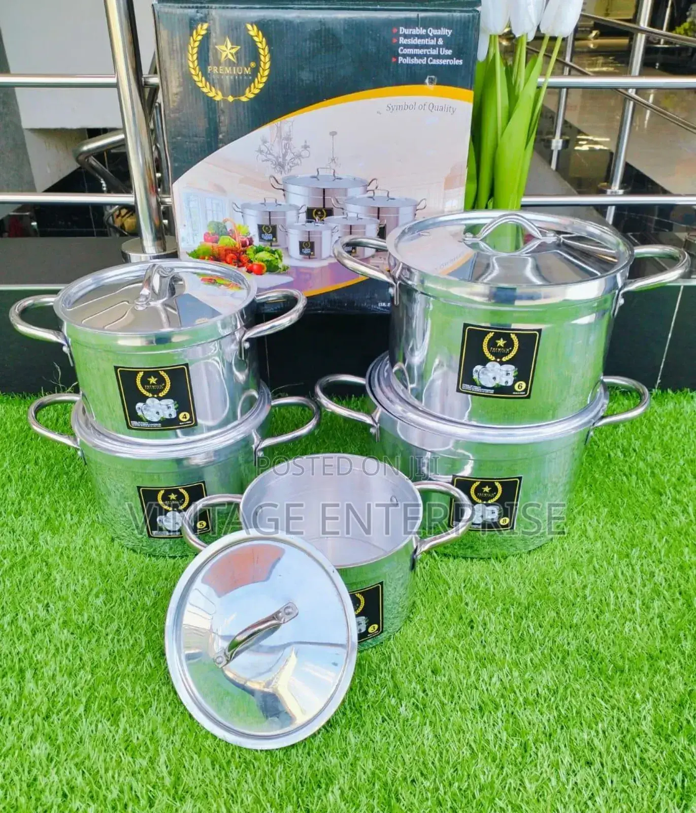 *10pcs Pardini Stainless Steel Cookware Set*