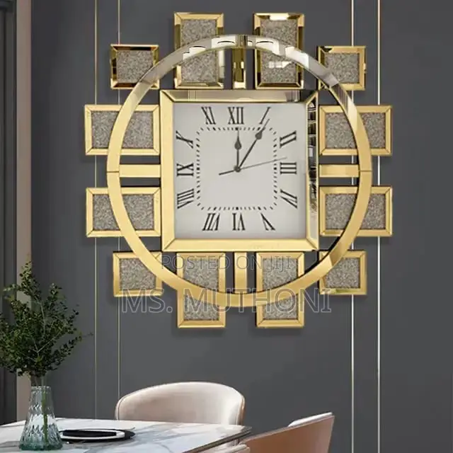 Classy Mirrored Wall Clock