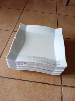 12pc Melamine Plate/Restaurant Square Melamine Plate 12pc