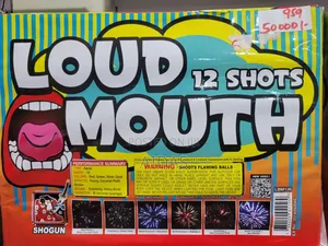 12 Shots Loudmouth Fireworks
