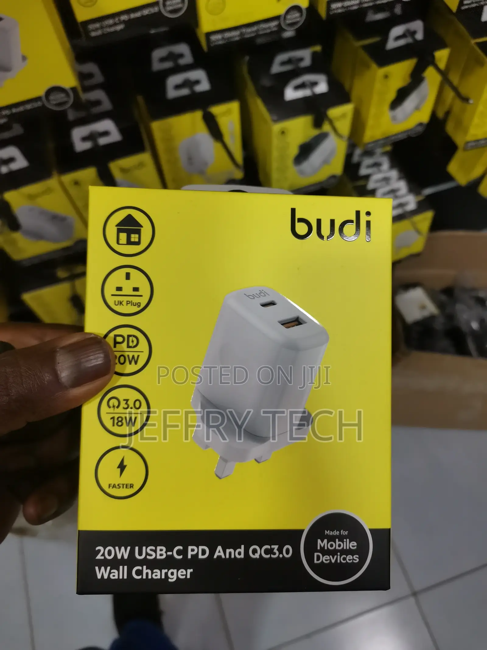 Budi 20W USB-C PD Power Adapter