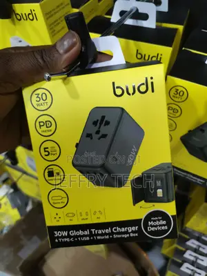 30W PD Universal Travel Adapter,International Power Plug Ada