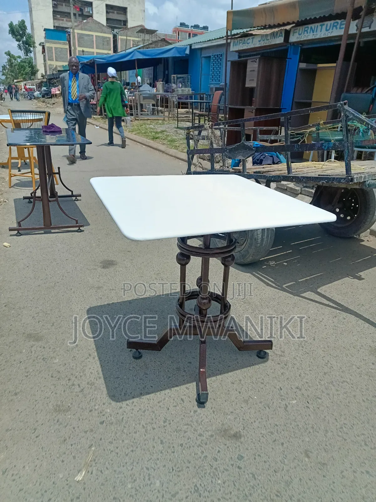 Restaurant Powder Coated Table, Square 