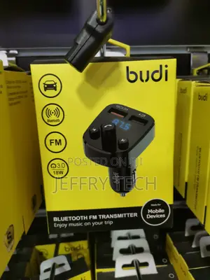 Budi CCT03B 18W FM Bluetooth Transmitter With LCD Display