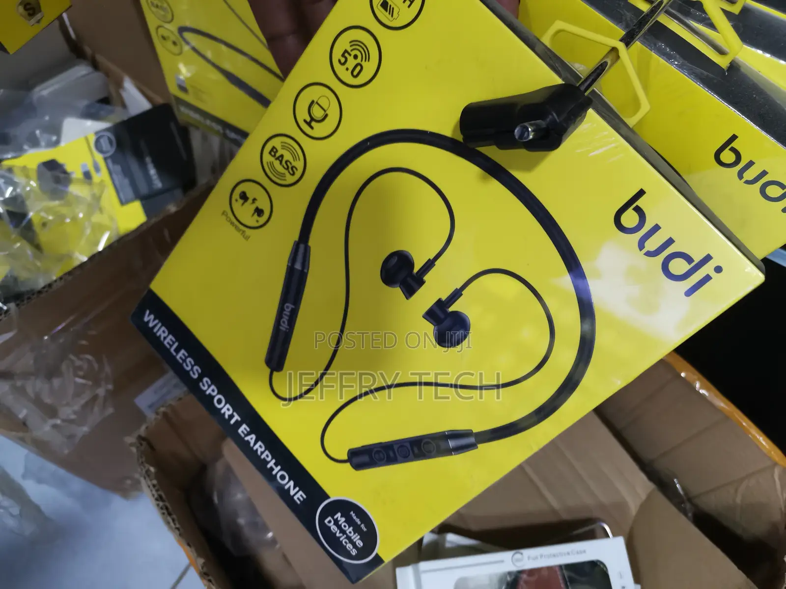 Budi Wireless Bluetooth Neck Band Headphone