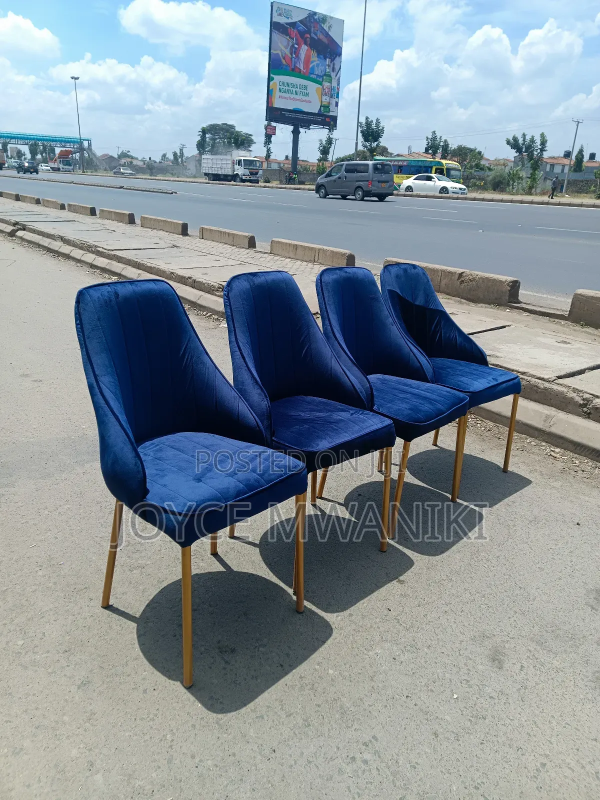 Vip Restaurant Seats or Dinning Seats, Navy Blue 