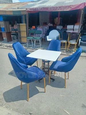Vip Restaurant Set, Navy Blue Seats 