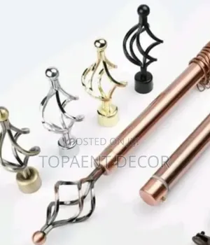 Adjustable Curtain Rods and the Flower Ends