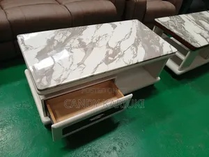 Spacious Pure Marble Coffee Table
