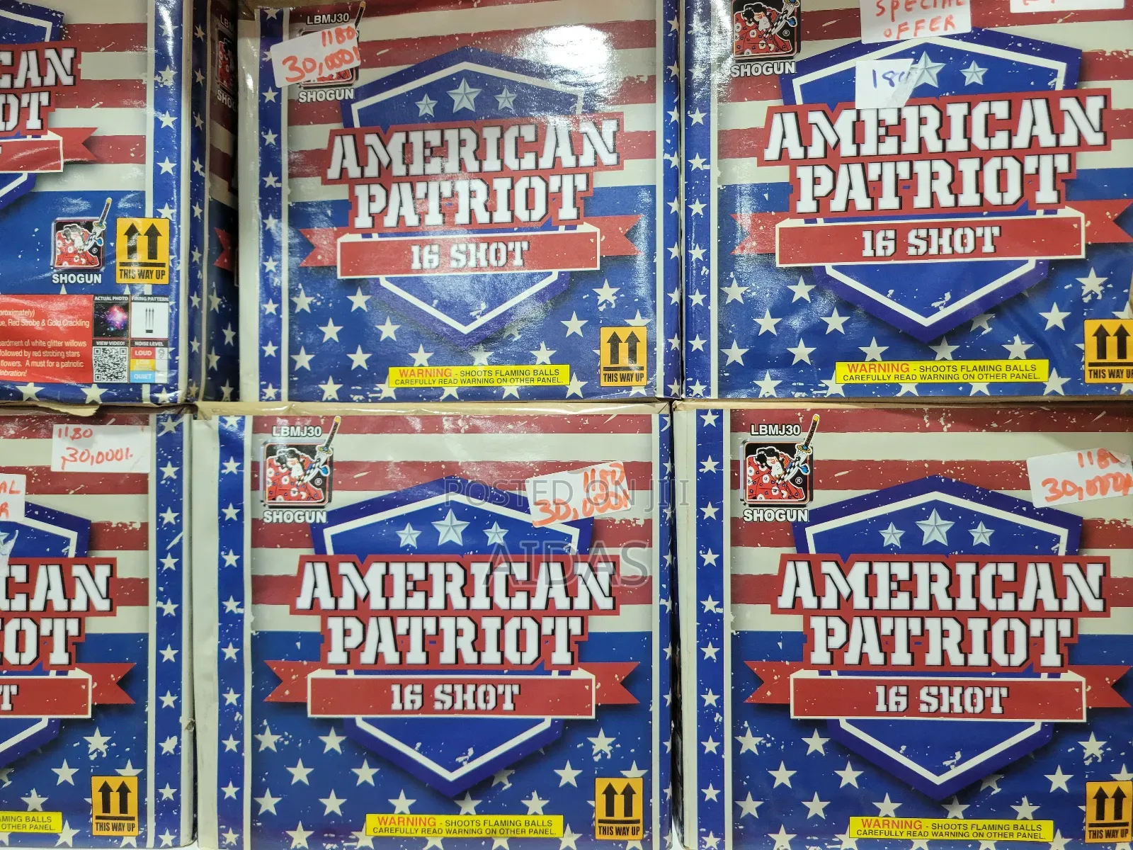 Large Display Firework for Club Use