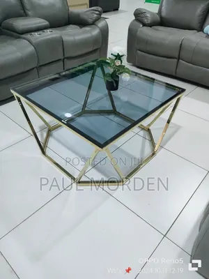 Glass Square Side Table