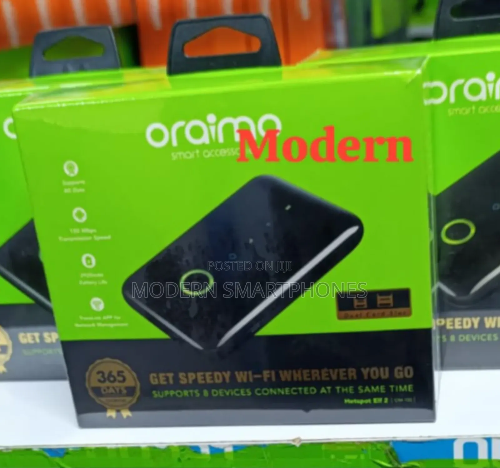 Oraimo Hotspot Elf 2 150mbps 4G Mobile Hotspot